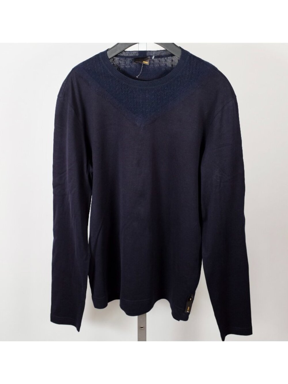 FENDI sweater T shirt navy 50 US 40 mens 2010 collection